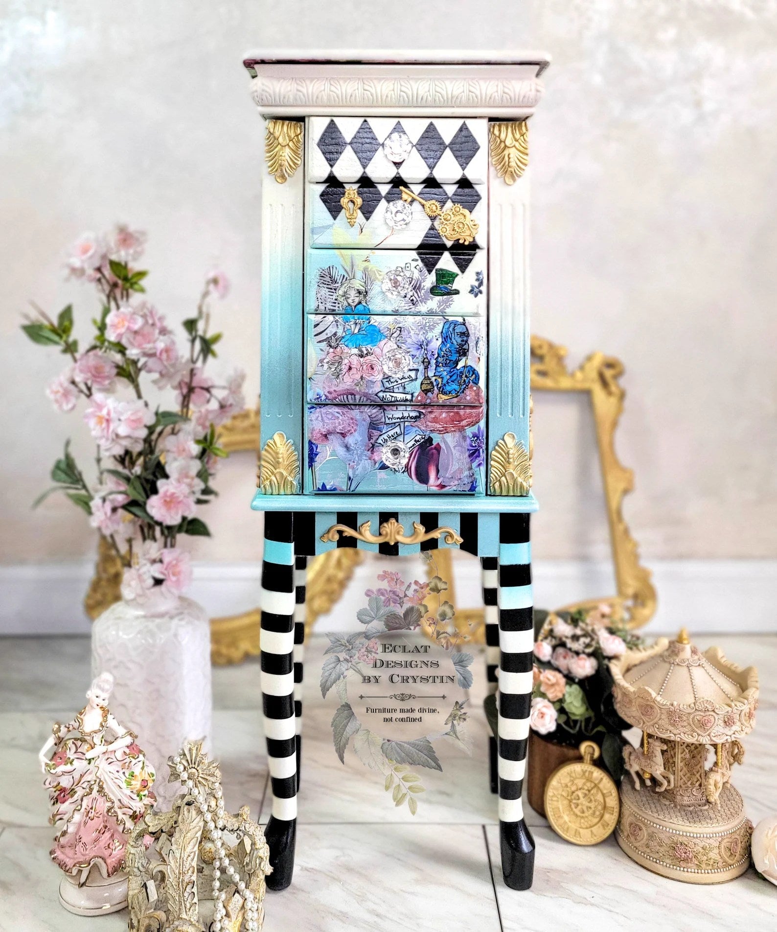 About My Alice in Wonderland Jewelry Armoire