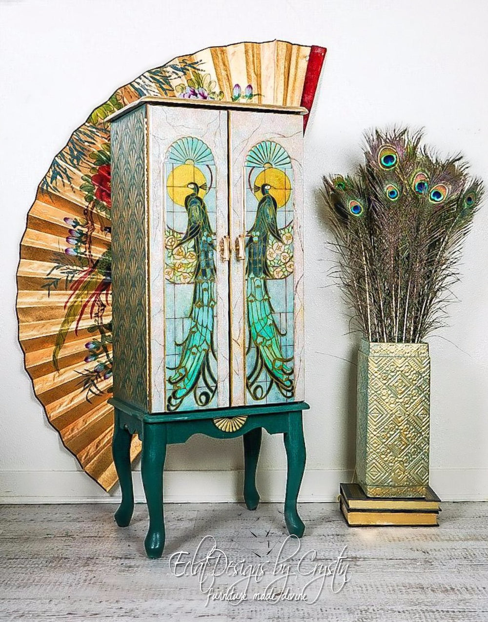 Art Deco Jewelry Armoire