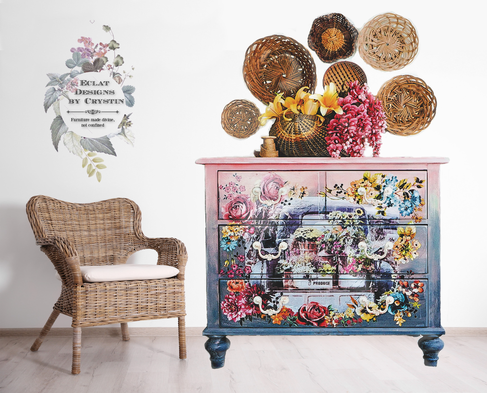 About My Floral Flamboyance Dresser