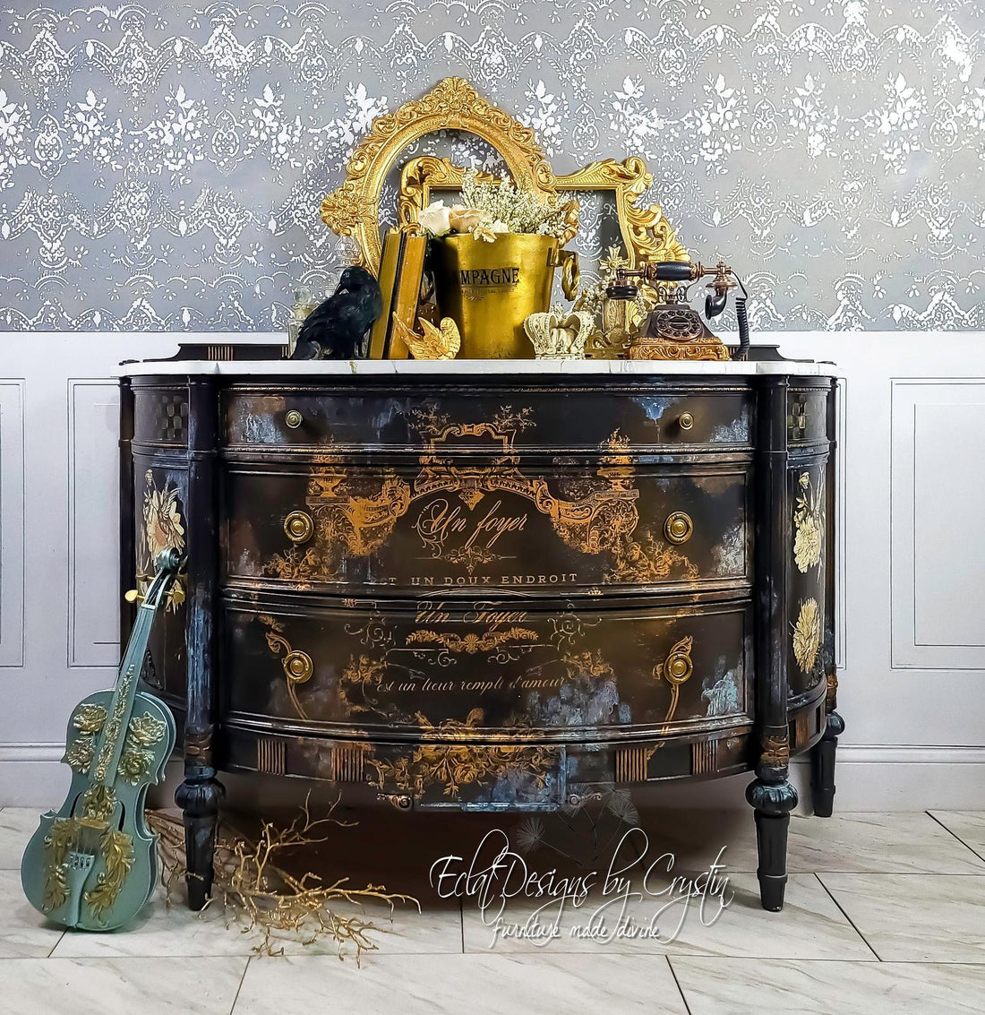 About my Phantom of the Opera Demilune Credenza
