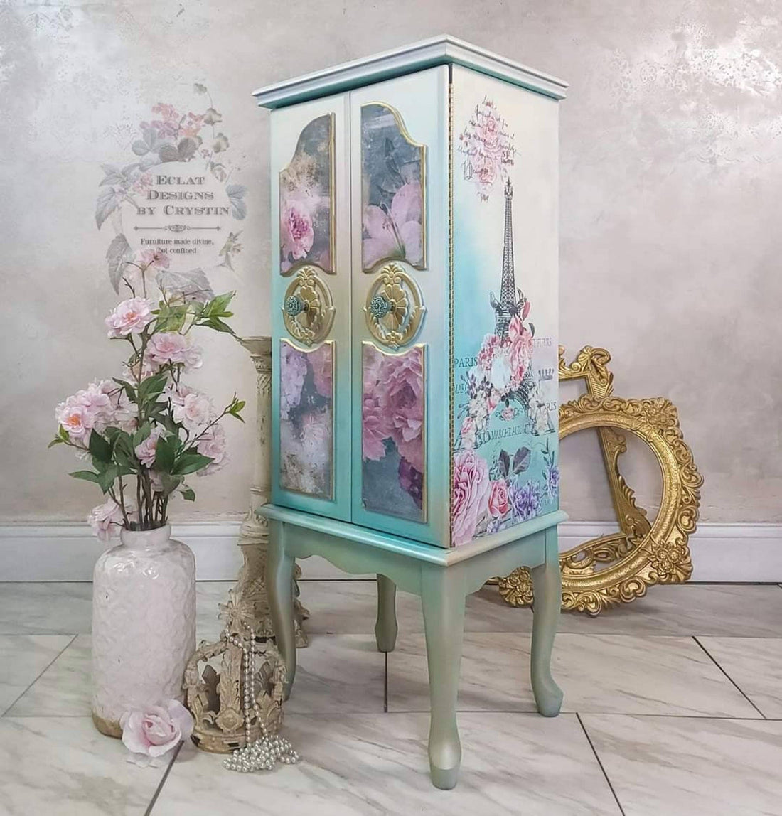 About My Springtime in Paris Jewelry Armoire