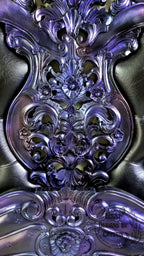 Gothic Carnival Glass Mermaid King Bedframe