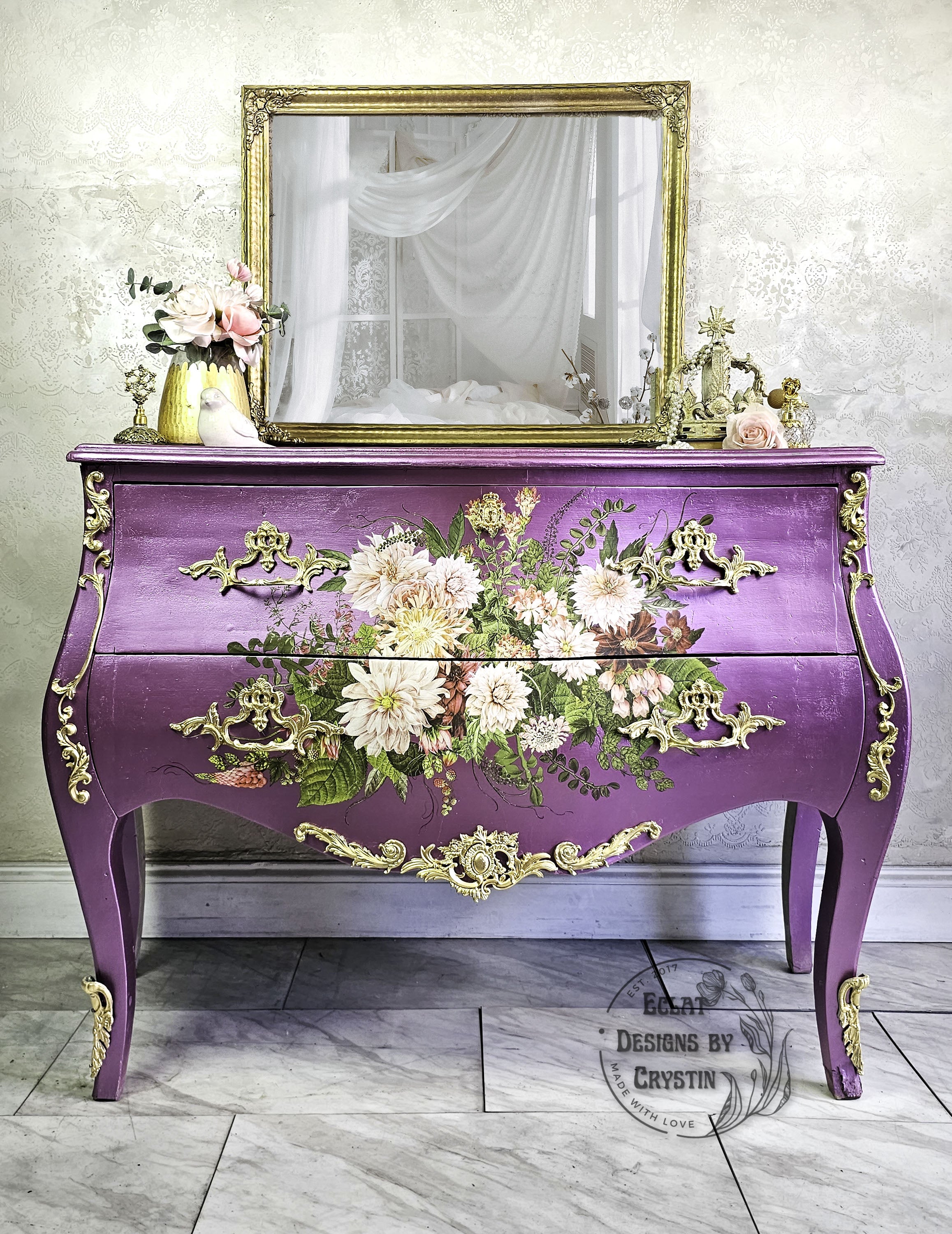 Pink Barbie Dream House Curvy Dresser