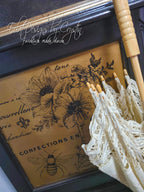 Painted Armoire in Victorian Gothic Style
