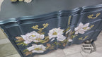 Custom Magnolia Teal French Provincial Dresser