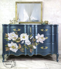 Custom Magnolia Teal French Provincial Dresser