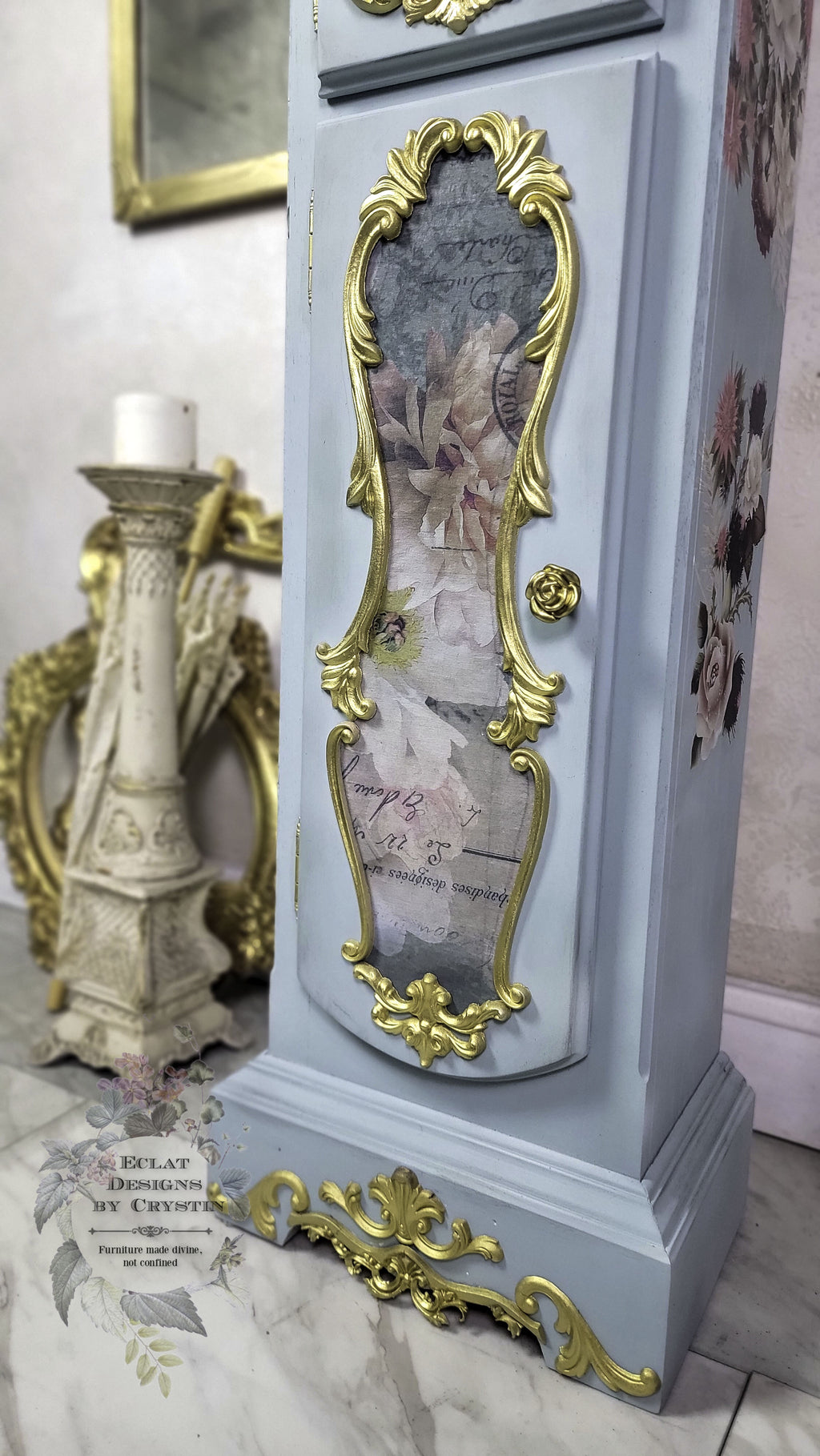 Rococo Standing Floor Clock