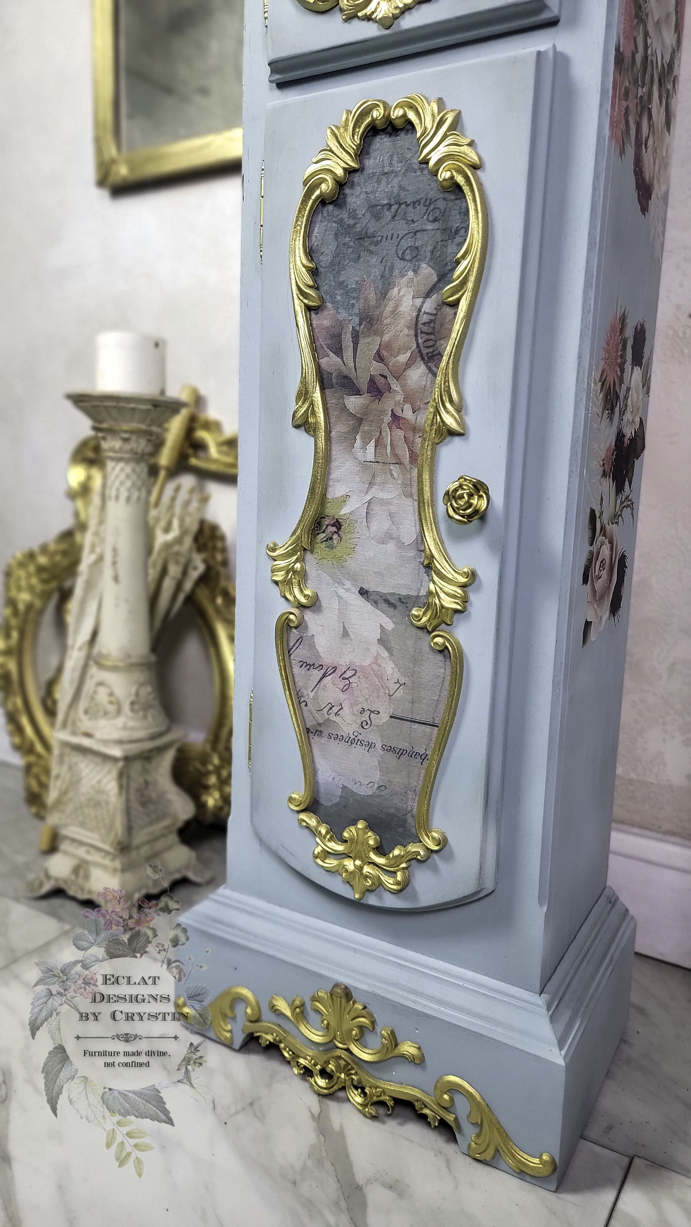 Rococo Standing Floor Clock