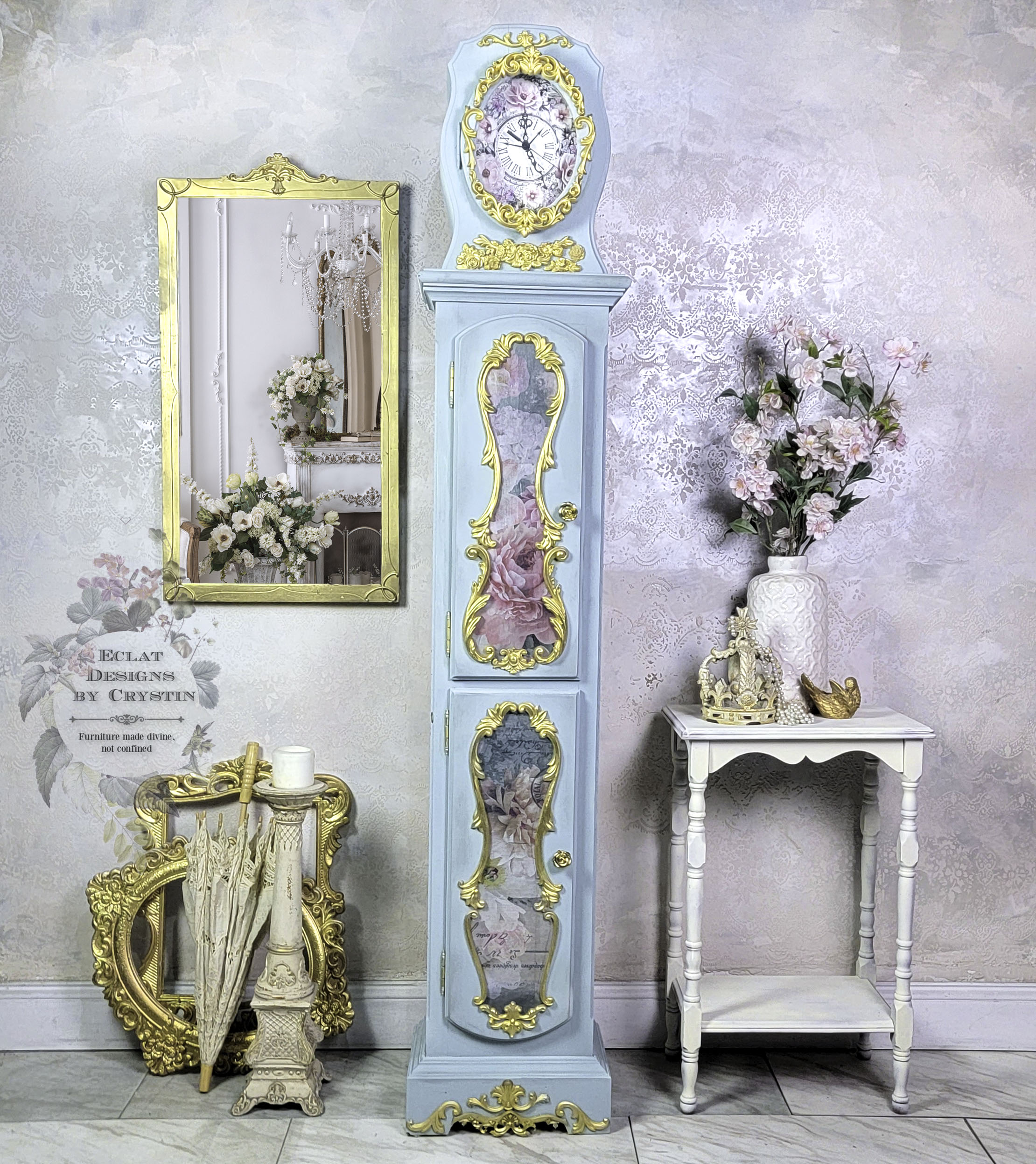 Rococo Standing Floor Clock