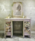 Romance in Bloom Vanity Table with Mirror