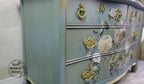 Vintage Botanical Floral Dresser