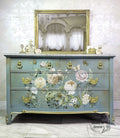 Vintage Botanical Floral Dresser