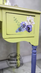 Yellow Vanity with Mirror