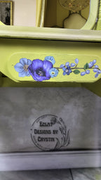 Yellow Vanity with Mirror