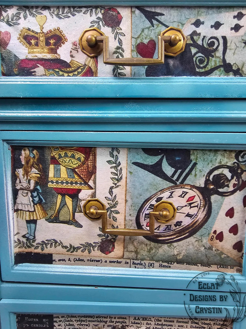 Alice in Wonderland Blue Vanity