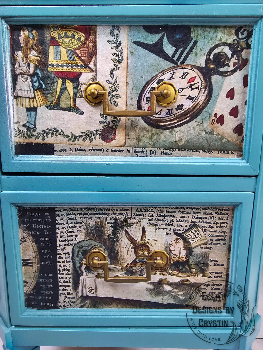 Alice in Wonderland Blue Vanity