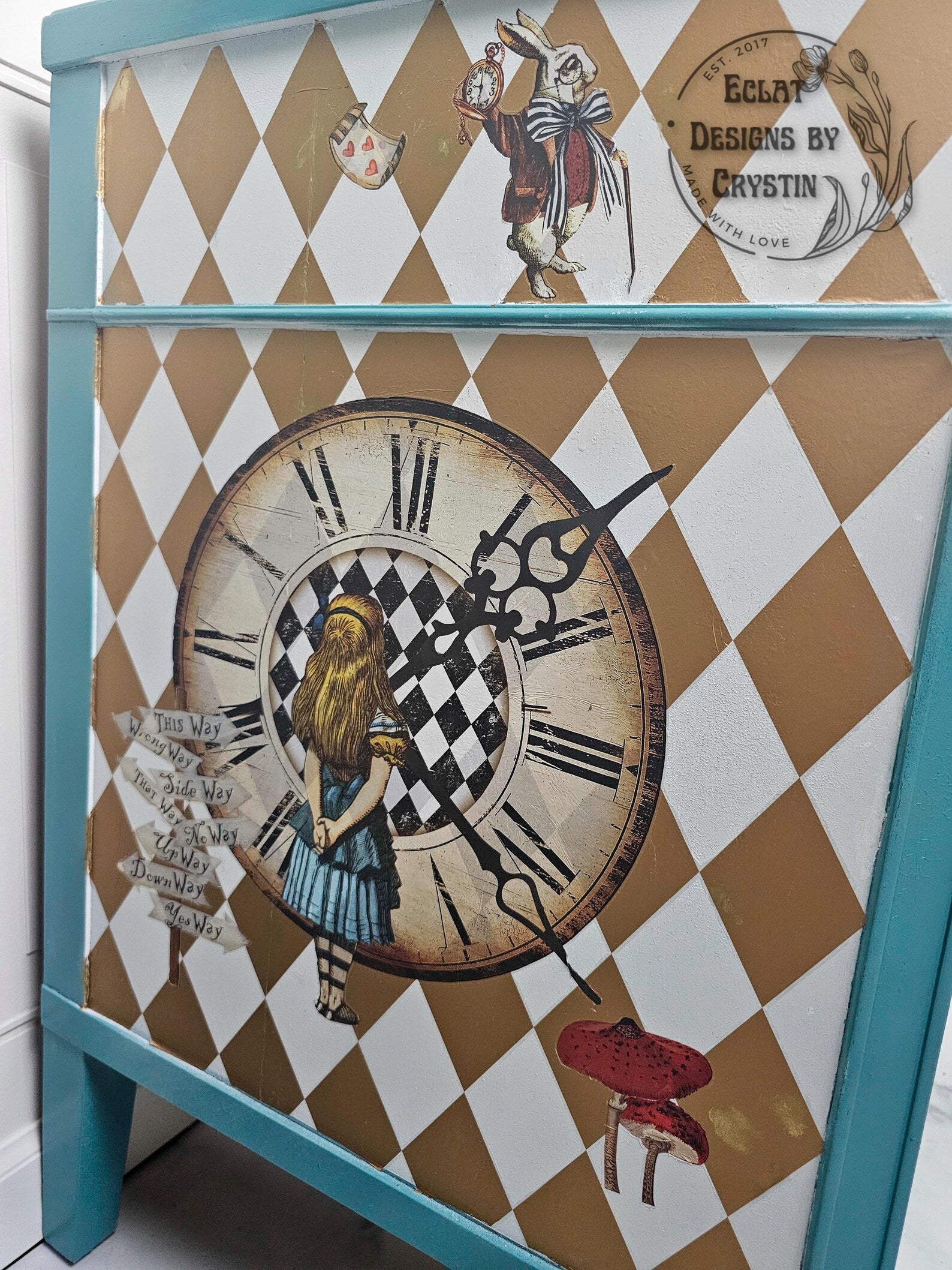 Alice in Wonderland Blue Vanity
