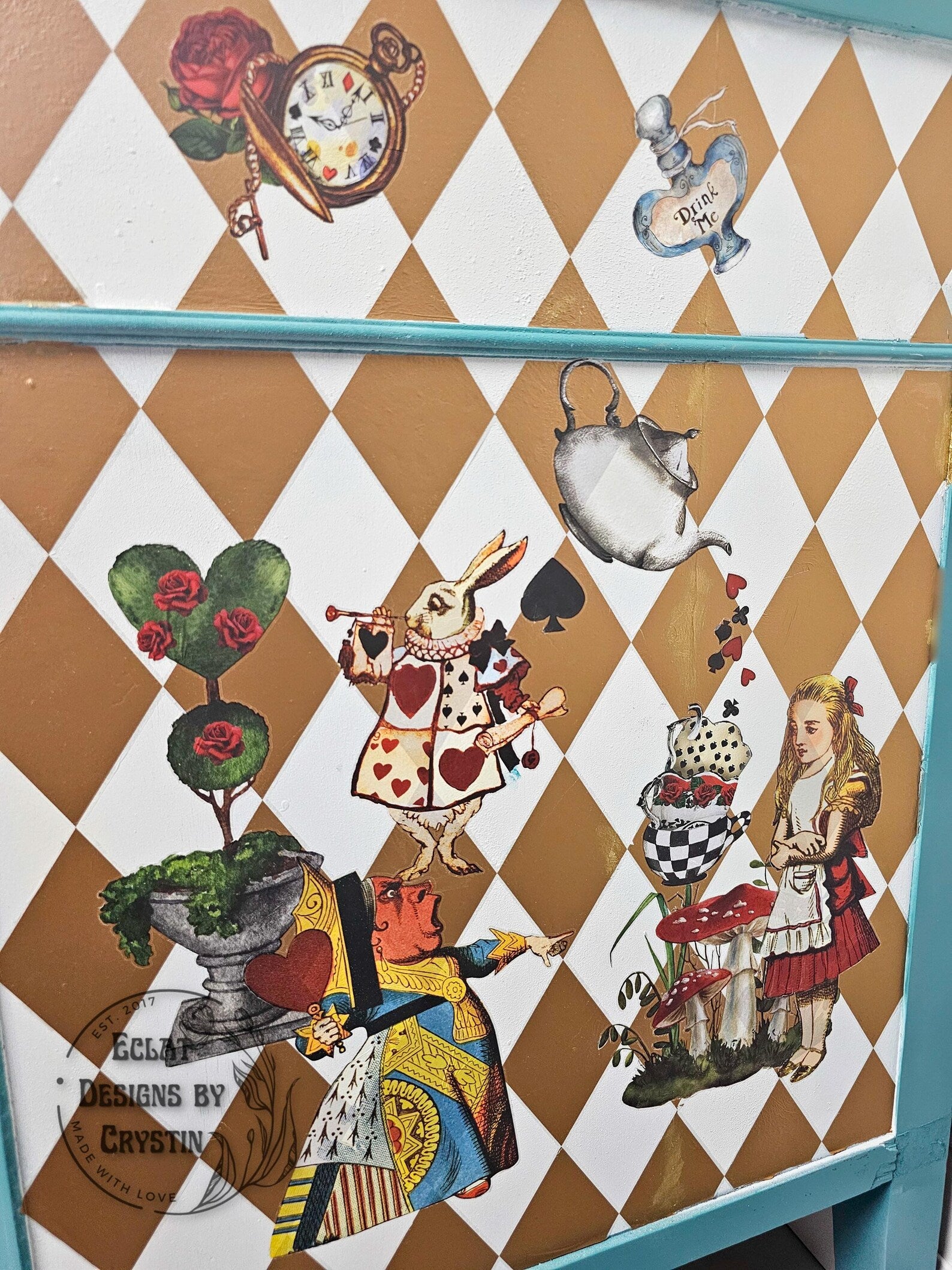 Alice in Wonderland Blue Vanity