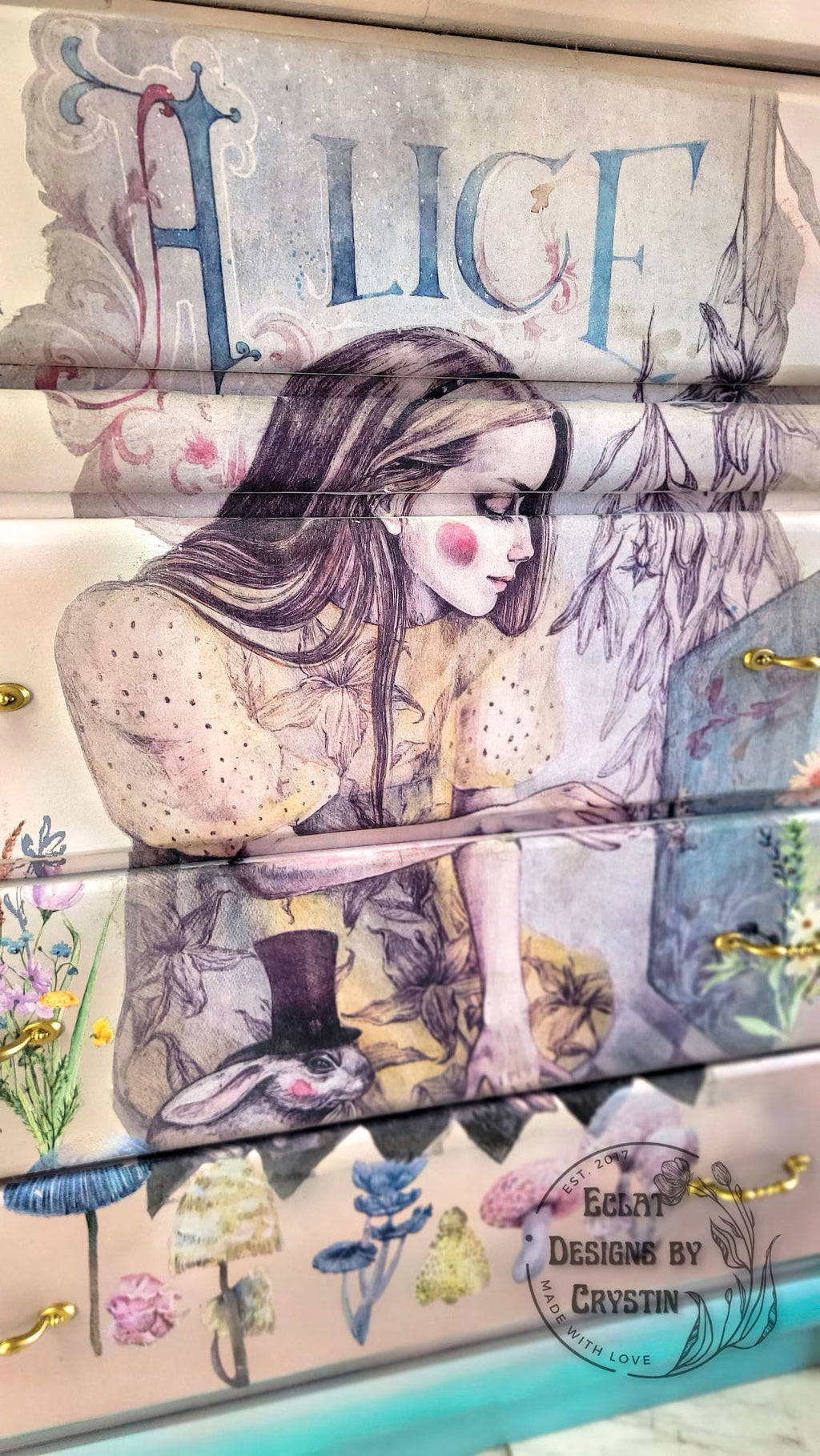 Alice in Wonderland Dresser