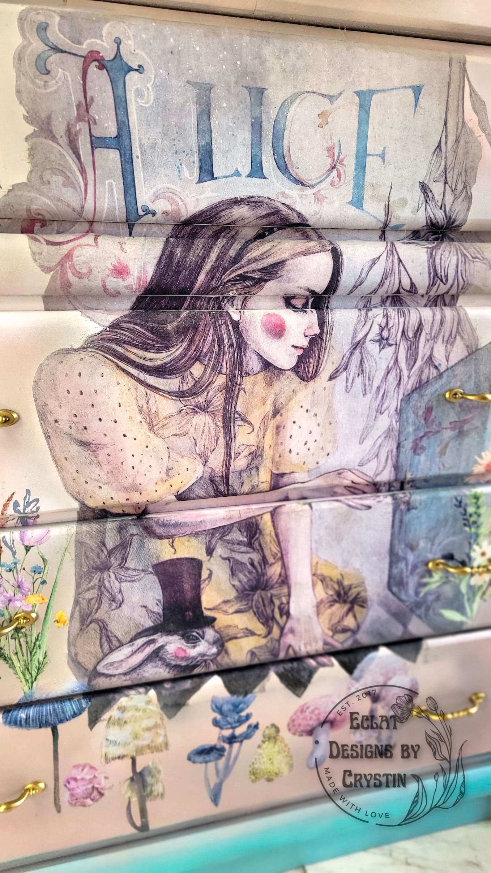 Alice in Wonderland Dresser