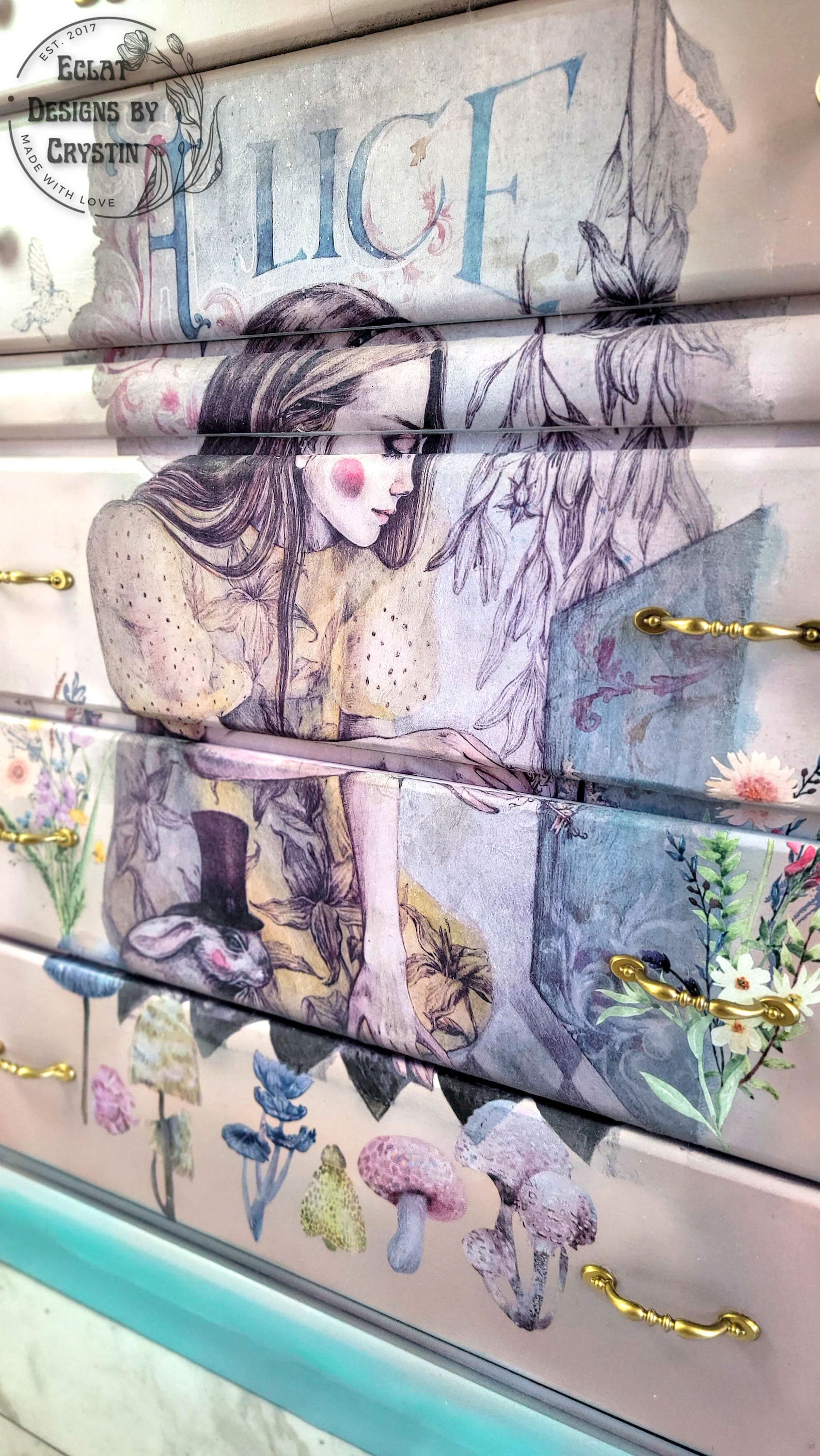 Alice in Wonderland Dresser