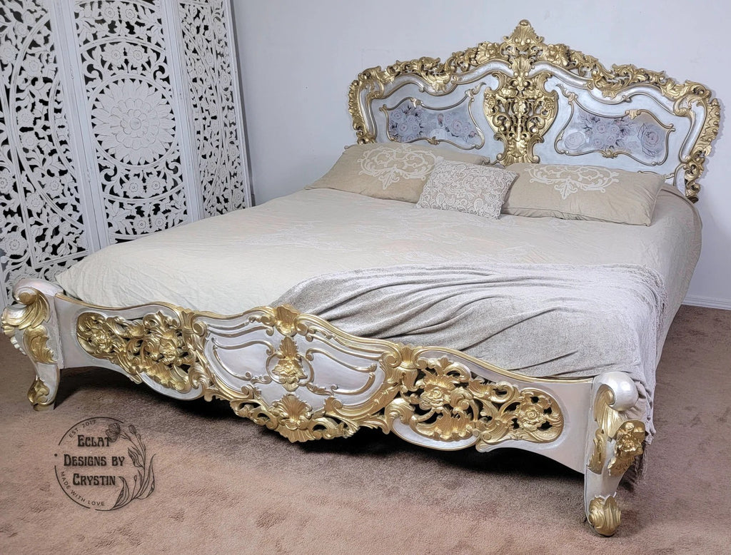 Baroque King Size Bed Frame
