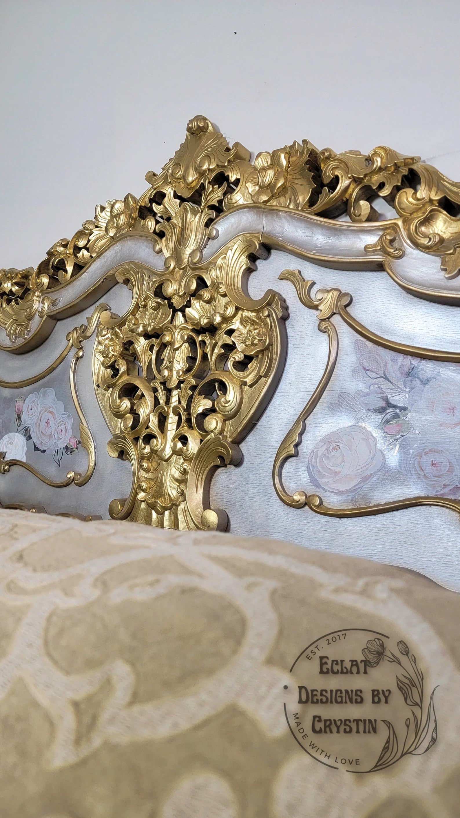 Baroque King Size Bed Frame