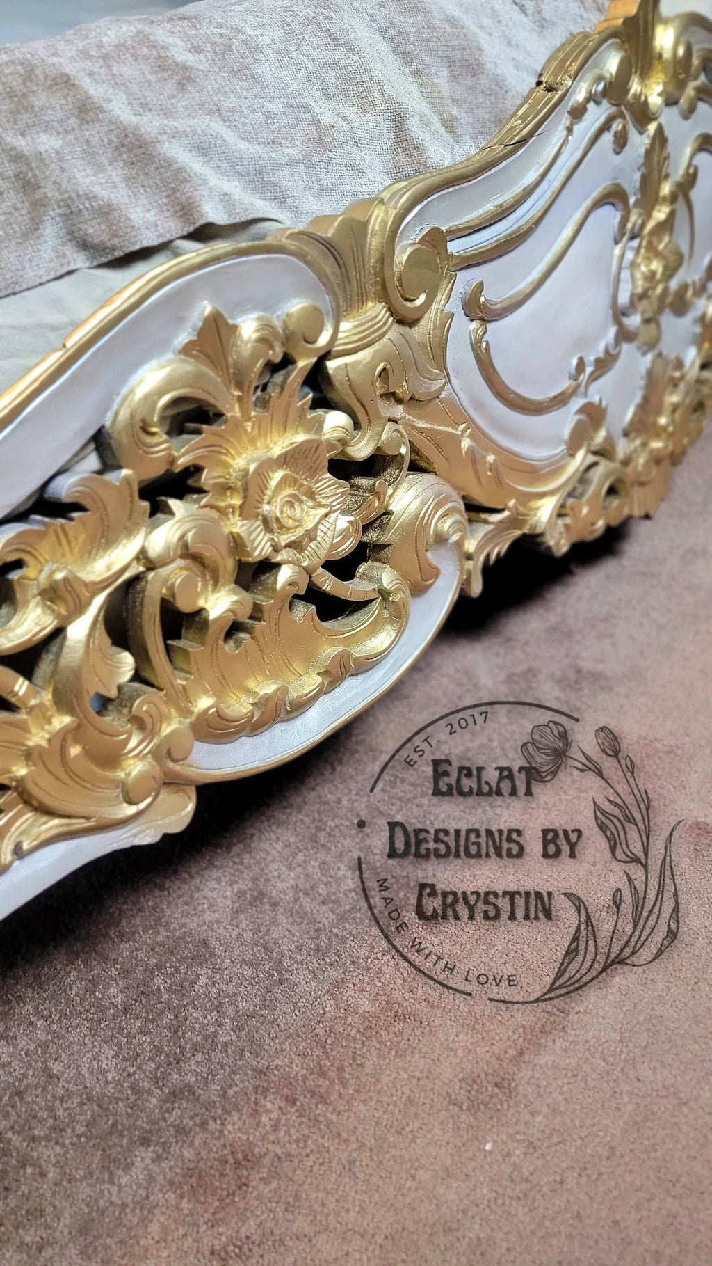 Baroque King Size Bed Frame