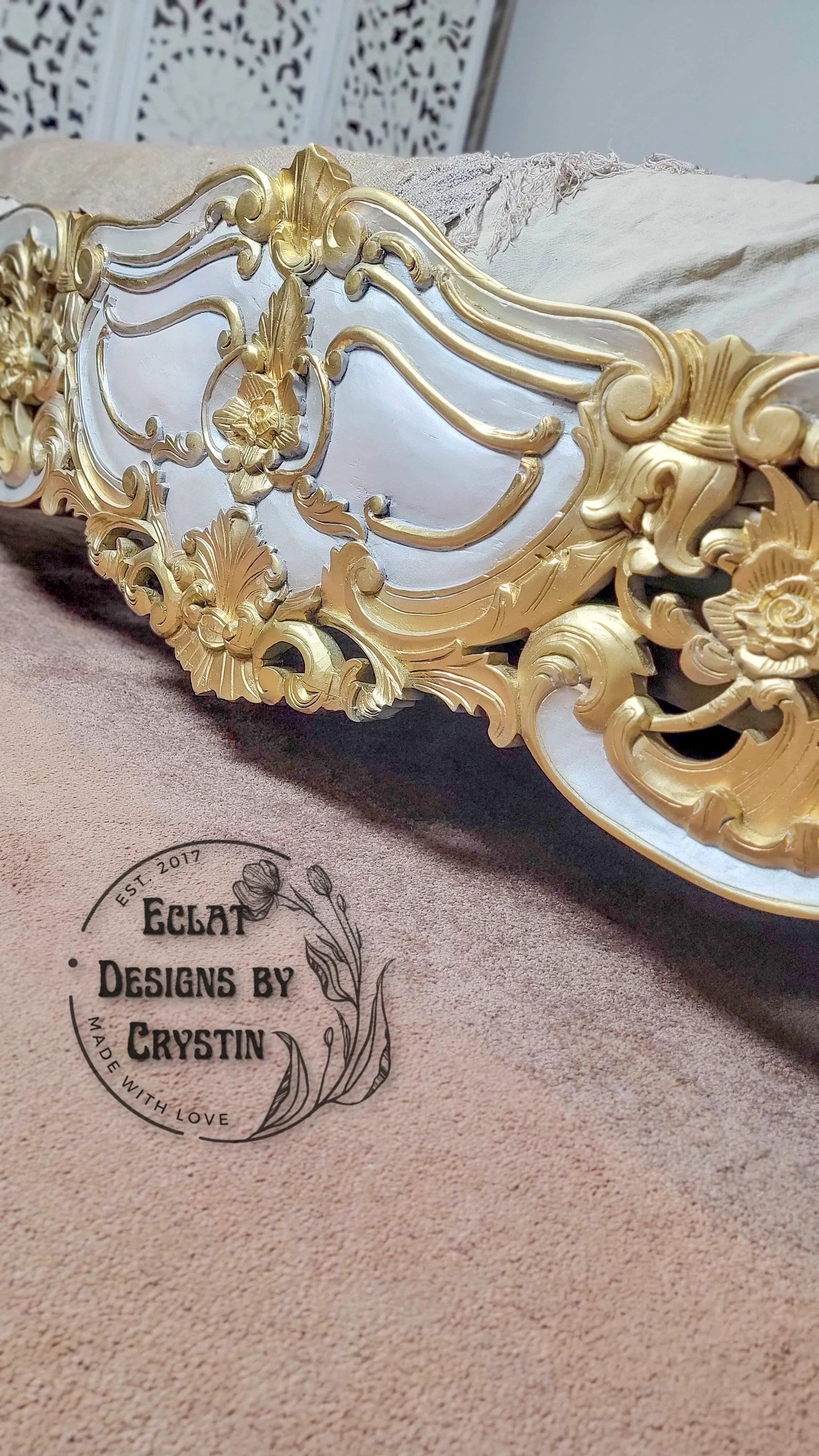 Baroque King Size Bed Frame