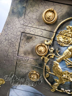 Birds and Gold Bombe Chest