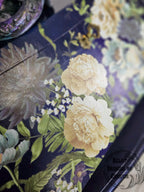 Cerulean Blooms Secretary Desk
