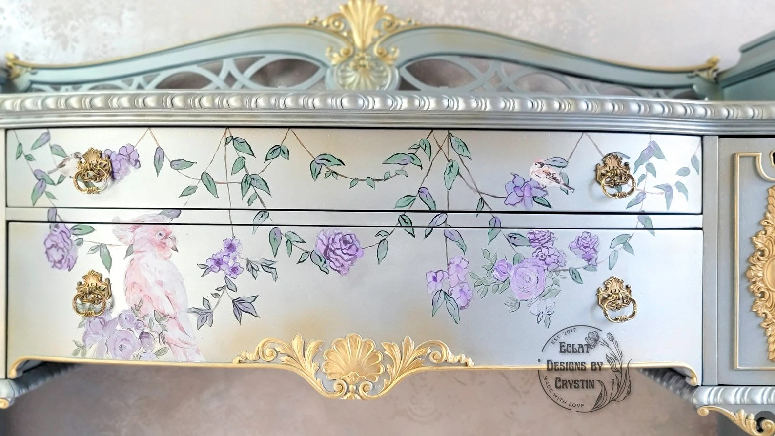 Chinoiserie Buffet Sideboard Table