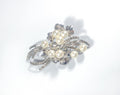 Fresh Water Pearl 18 kt White Gold Brooch