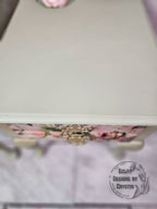 Green Floral End Tables