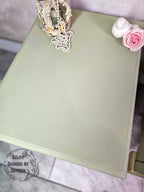 Green Floral End Tables