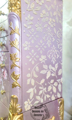 Lavender Love Bird Jewelry Armoire