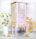 Lavender Love Bird Jewelry Armoire