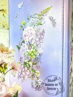 Lavender Spring Floral Jewelry Armoire