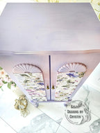 Lavender Spring Floral Jewelry Armoire
