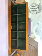 Lavender Spring Floral Jewelry Armoire