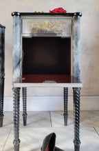 Medieval Red and Black Queen Nightstands