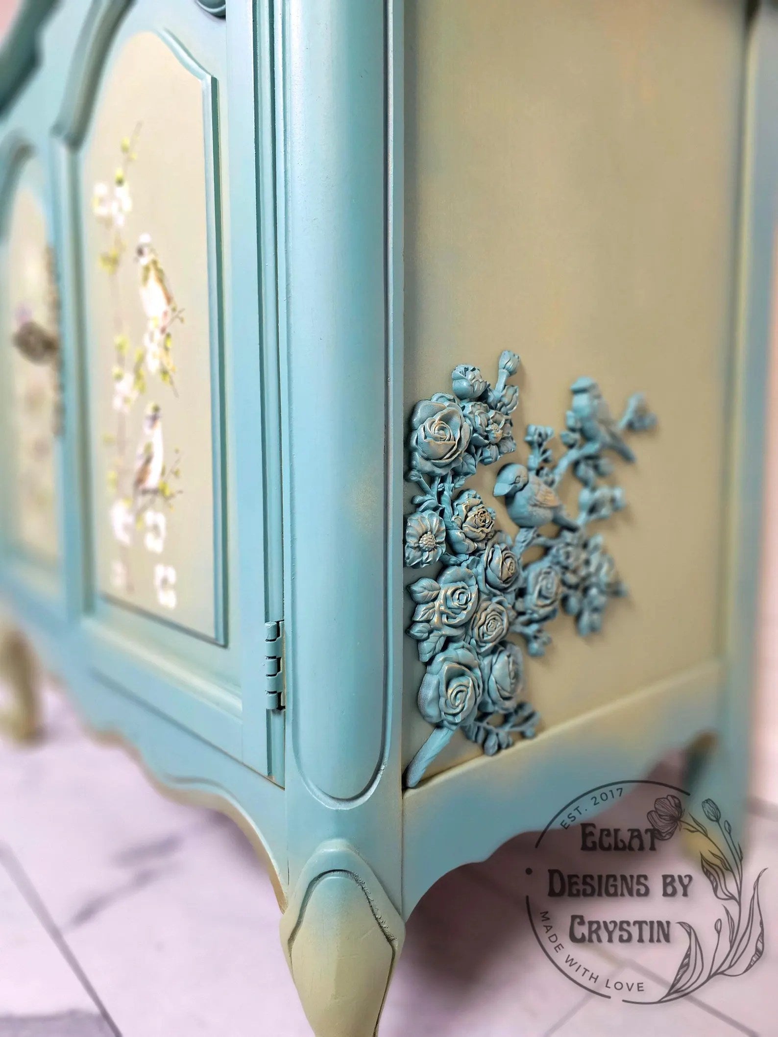 Nestled Whispers Cabinet Table