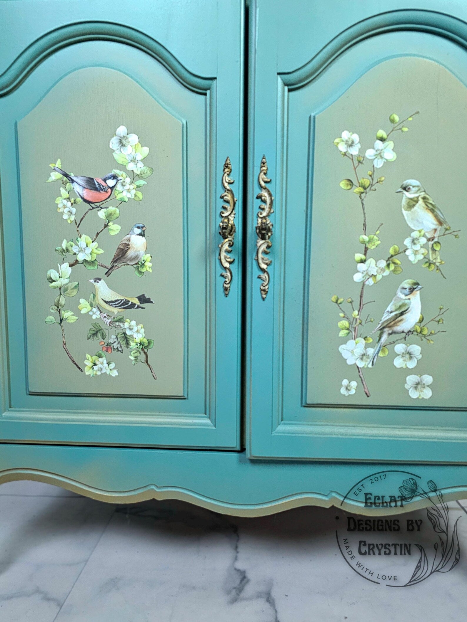 Nestled Whispers Cabinet Table