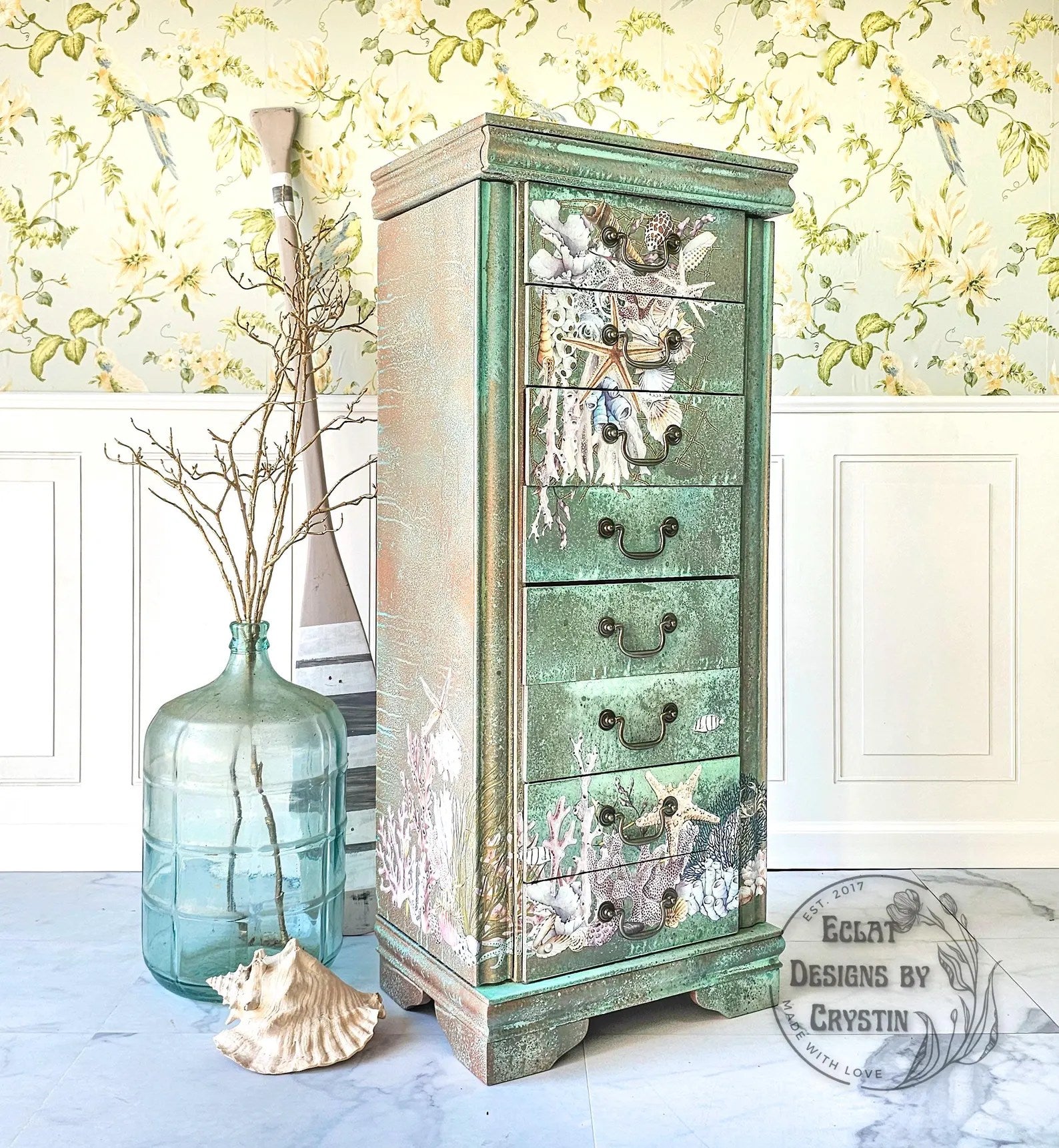 Oceanic Jewelry Armoire