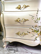 Pearly Floral Dresser
