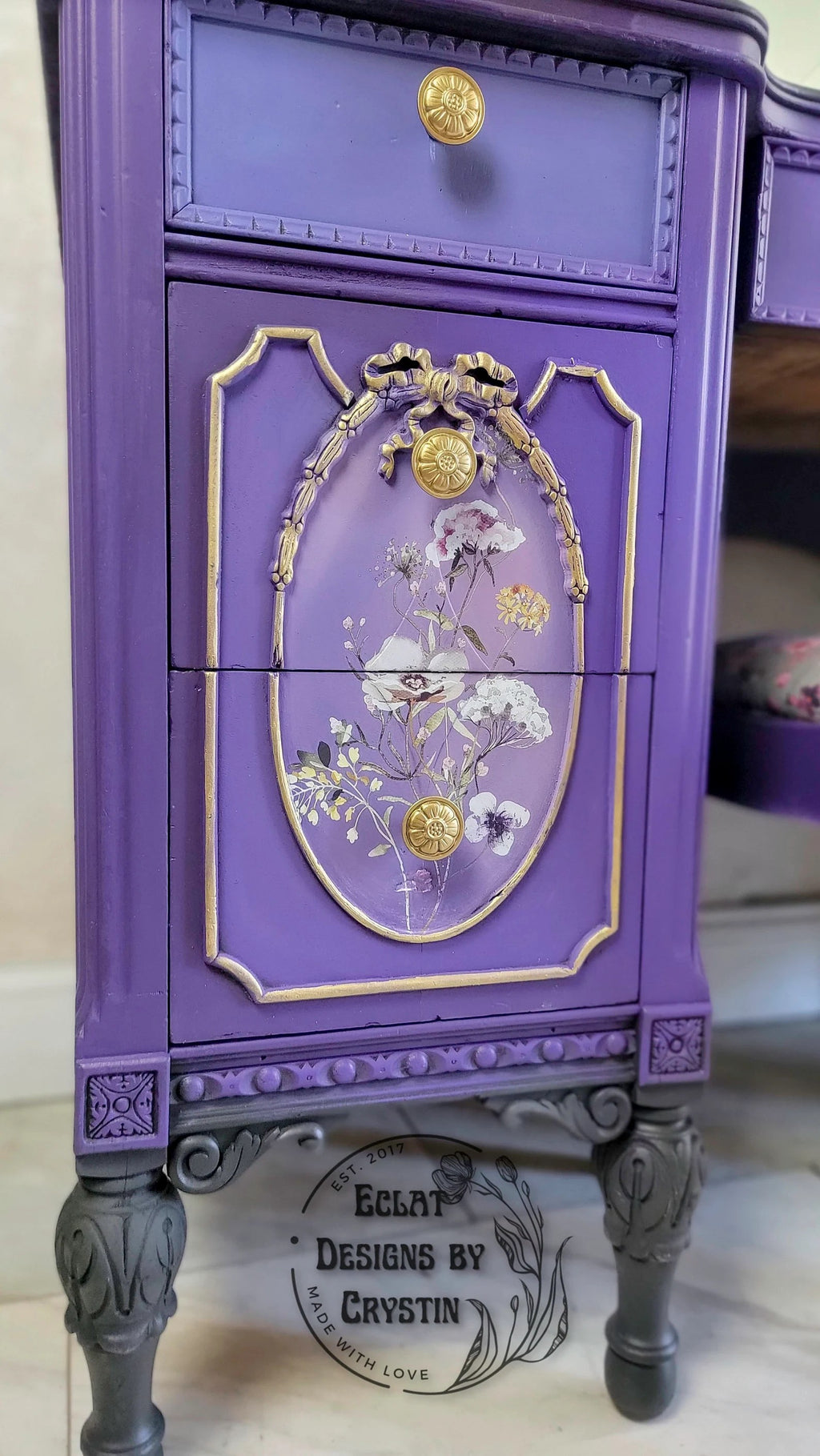 Purple Passion Bedroom Vanity