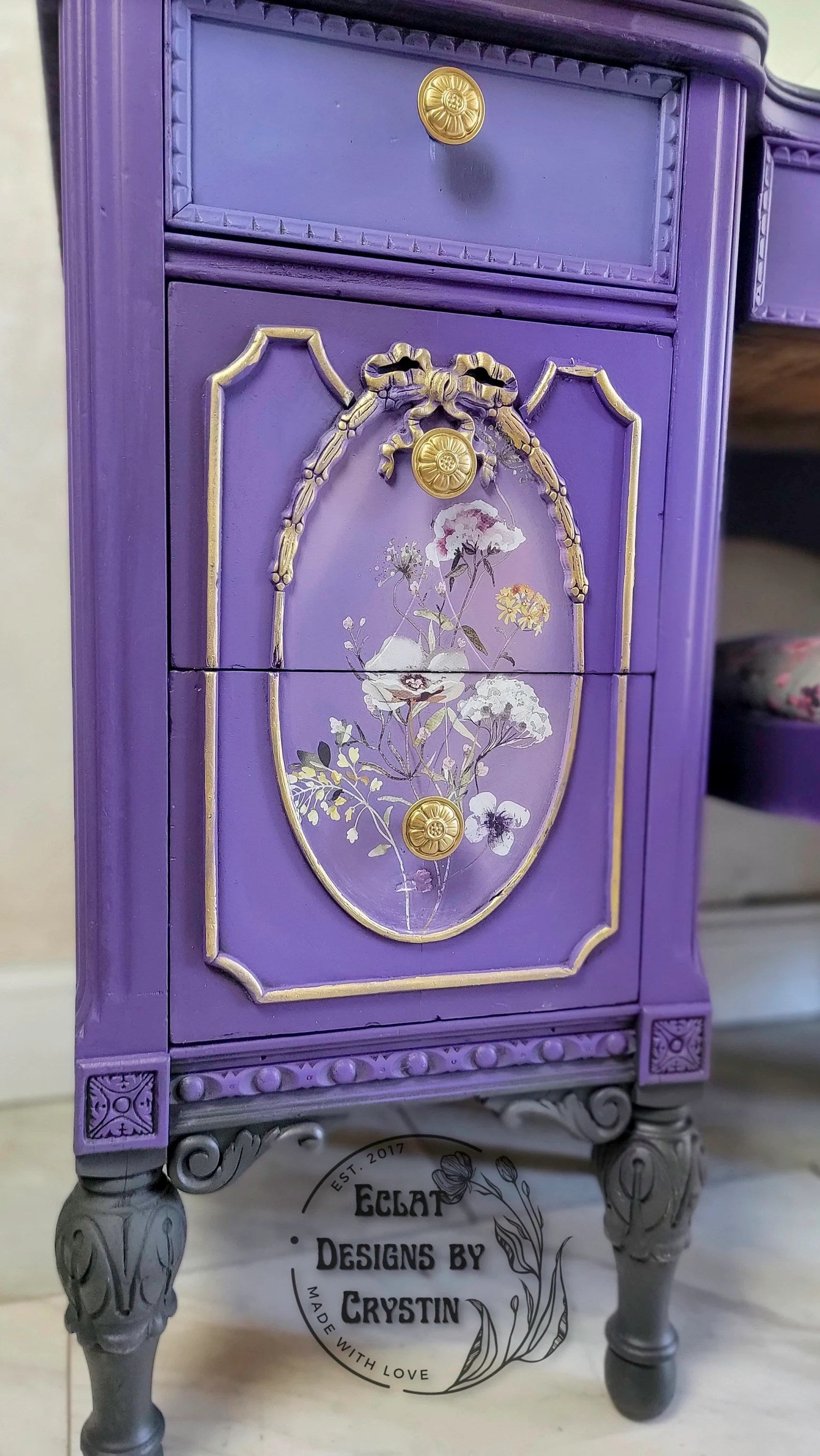 Purple Passion Bedroom Vanity