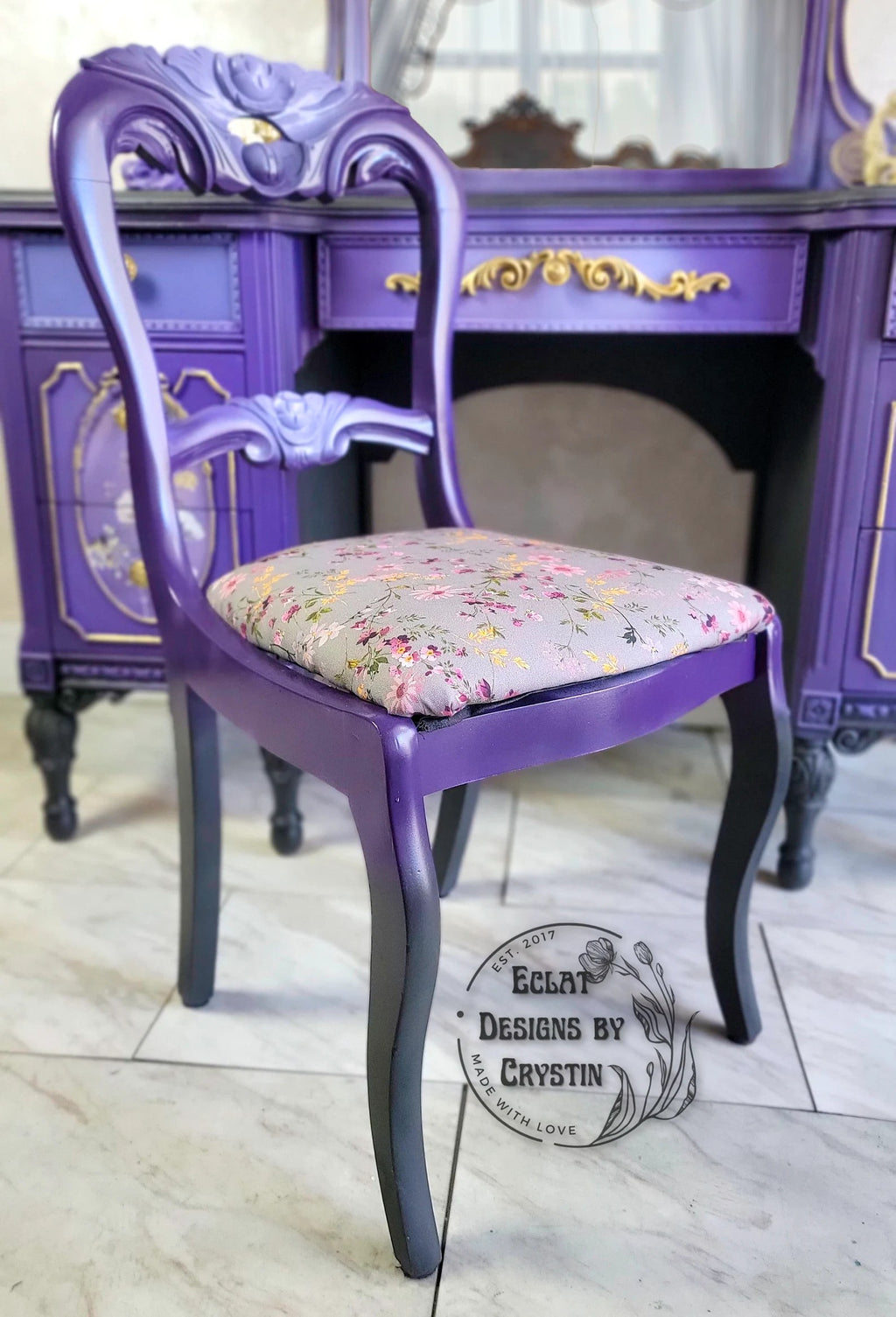 Purple Passion Bedroom Vanity