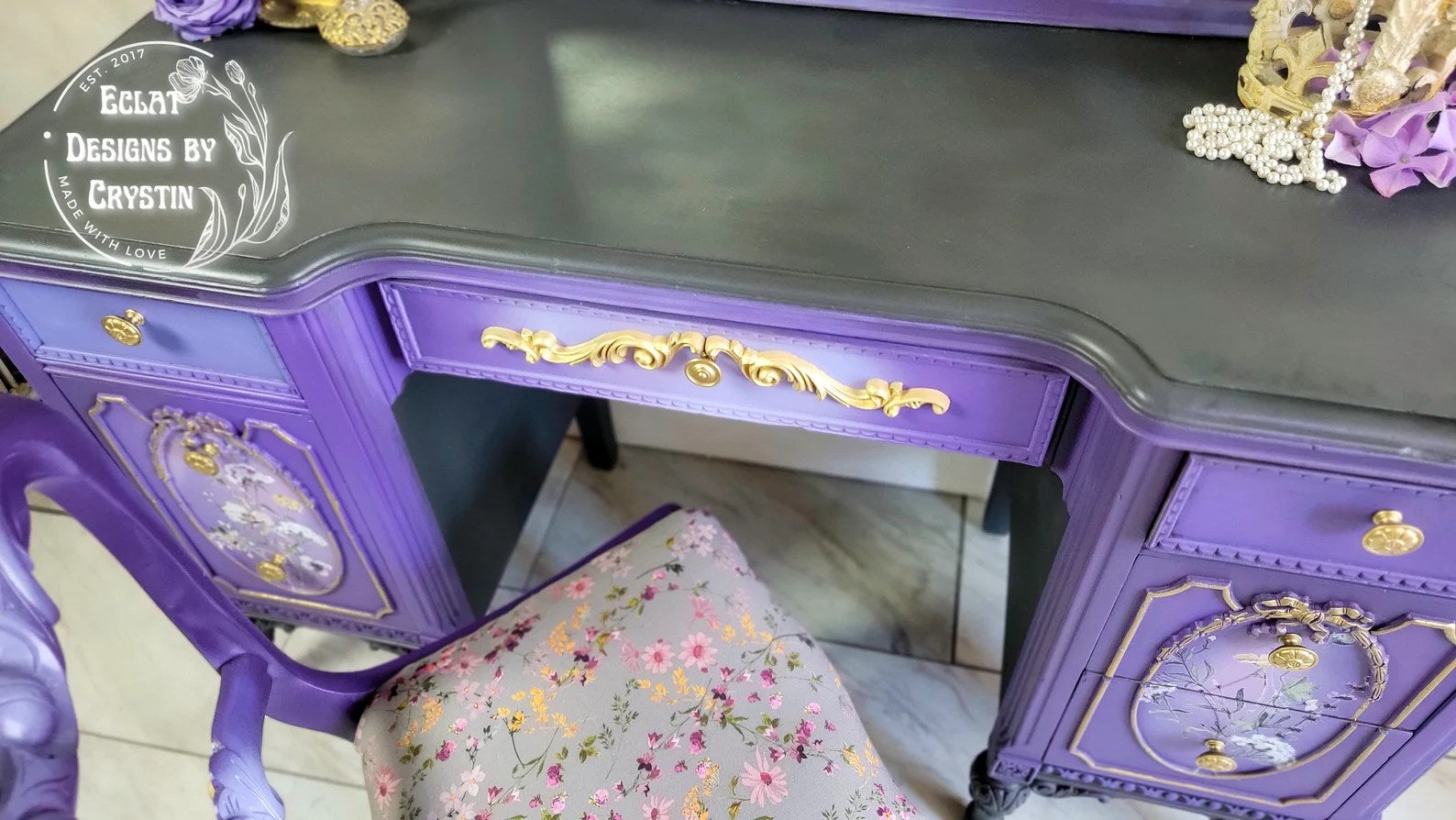 Purple Passion Bedroom Vanity