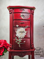 Red Romance Jewelry Armoire